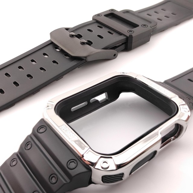 Cinturino Apple Watch in Silicone con Cover Integrata - Veles