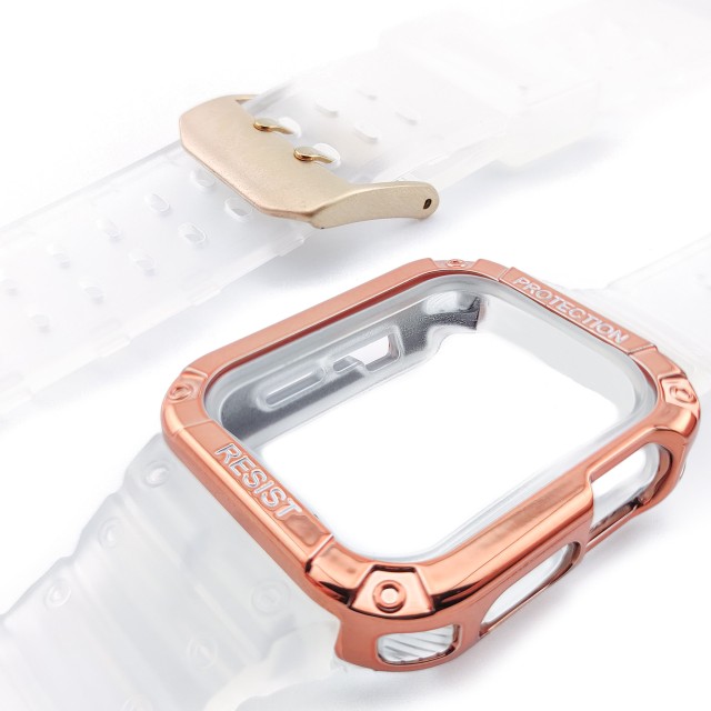 Apple Watch Silikon Armband mit Gehäuse Set - Veles | SMANIQUE