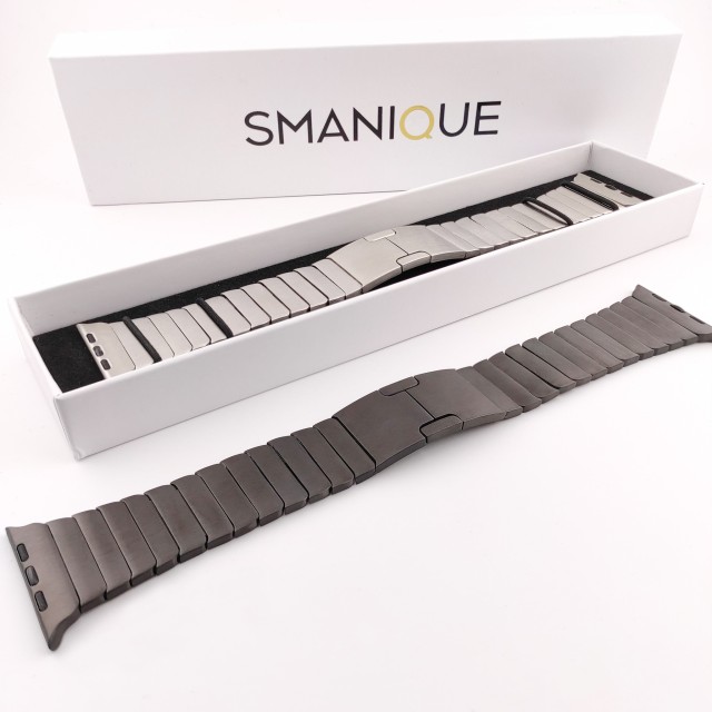 Bracelet Apple Watch à Maillons en Acier Inoxydable - Dragon Ace