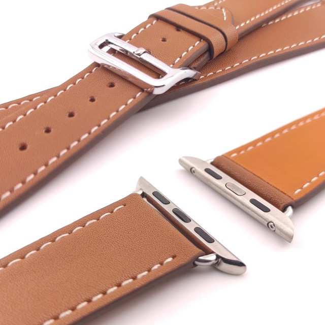 Apple Watch Double Tour Band in Genuine Leather - Medea Double Tour | SMANIQUE