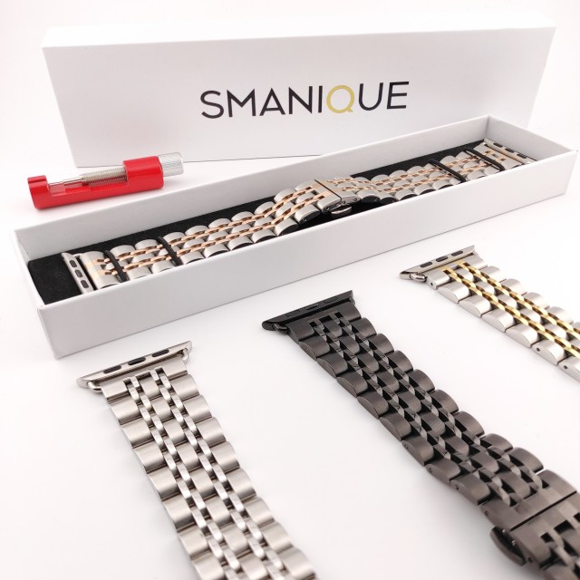 Apple Watch Luxus Jubilee Edelstahl Gliederarmband - Apollo | SMANIQUE