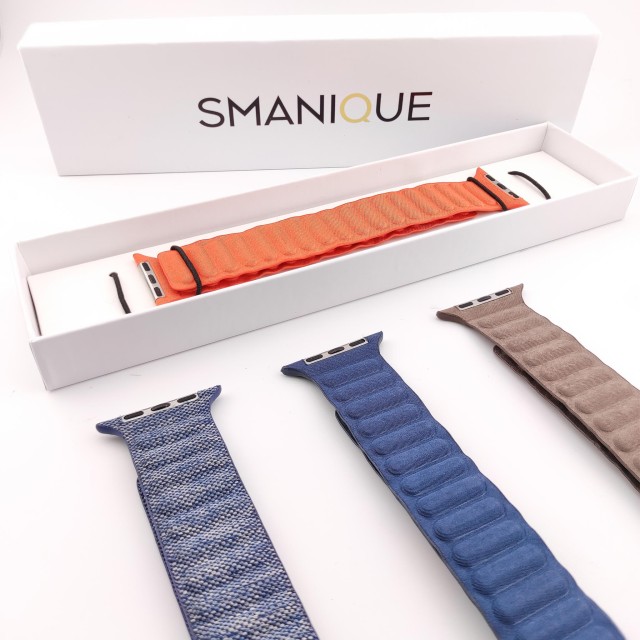 Apple Watch Magnetic Link bracelet in Micro Twill - Hercus