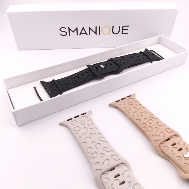 Apple Watch Graviertes Silikon Armband - Helia