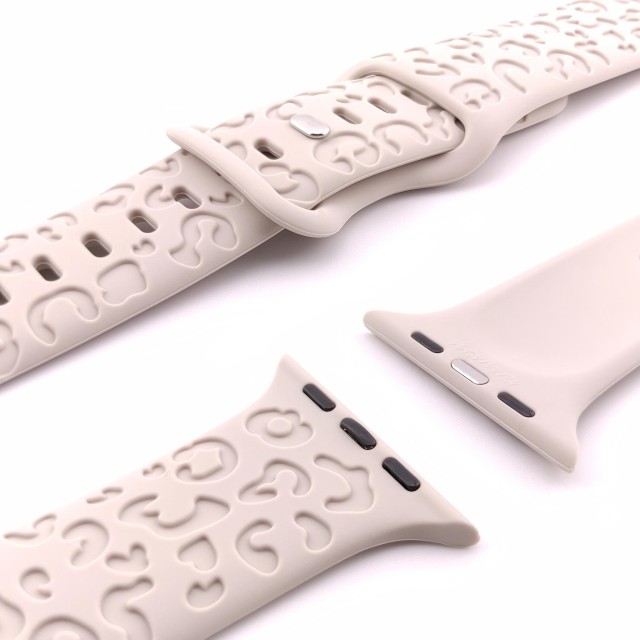 Apple Watch Bracelet en Silicone Gravé - Helia