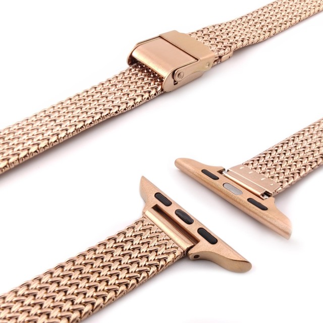 Apple Watch Bracelet Milanais Fin en Acier - Lyra