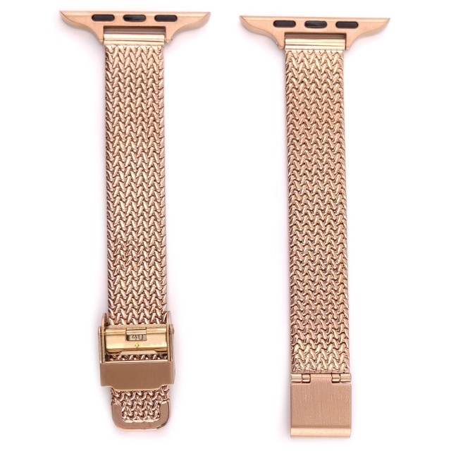 Apple Watch Bracelet Milanais Fin en Acier - Lyra