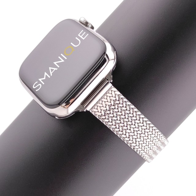 Cinturino Apple Watch a Maglia Milanese Sottile in Acciaio - Lyra