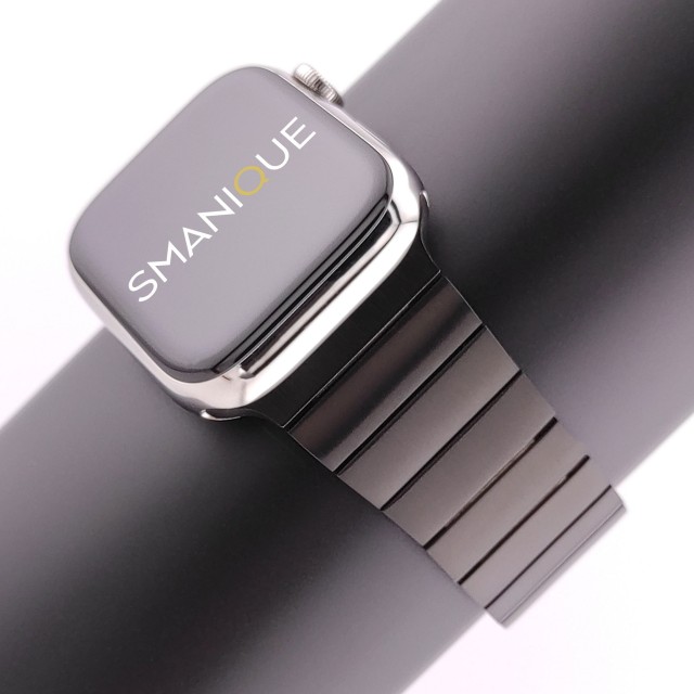 Apple Watch Pulsera de Eslabones Magnética en Acero Inoxidable - Magnus