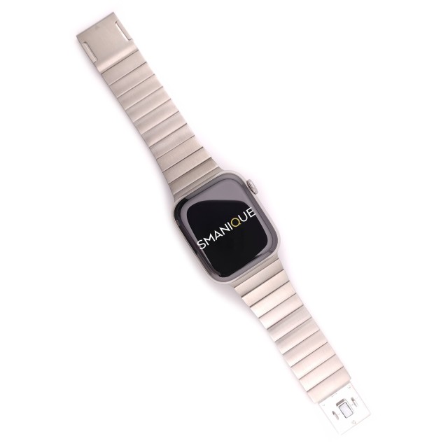 Apple Watch Bracelet à Maillons Magnétiques en Acier Inoxydable - Magnus