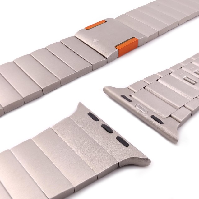 Apple Watch Magnetisches Edelstahl Gliederarmband - Magnus