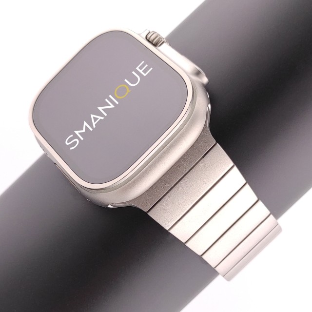 Apple Watch Magnetisches Edelstahl Gliederarmband - Magnus
