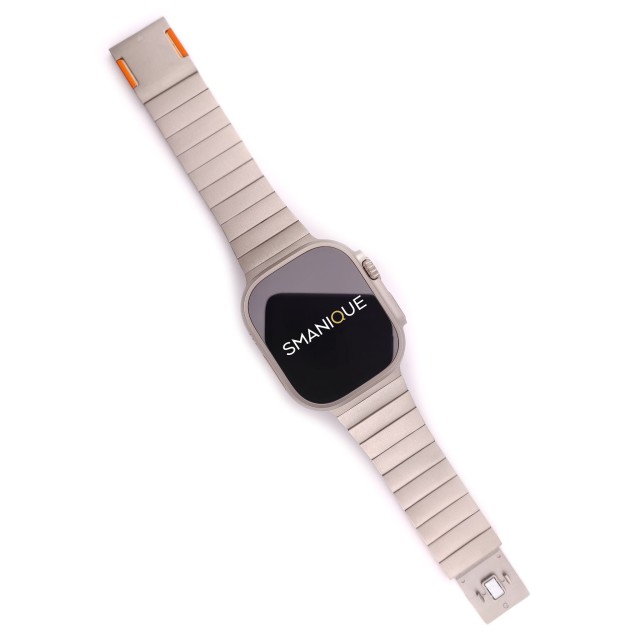Apple Watch Pulsera de Eslabones Magnética en Acero Inoxidable - Magnus