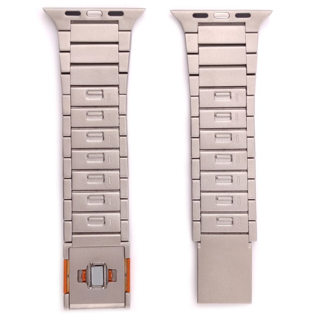 Apple Watch Magnetisches Edelstahl Gliederarmband - Magnus