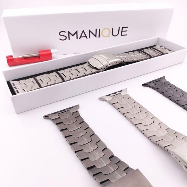 Apple Watch Bracelet à Maillons en Acier Inoxydable 316L - Seraph