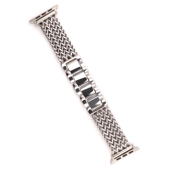 Apple Watch Pulsera de Doble Cadena en Acero Inoxidable - Vega