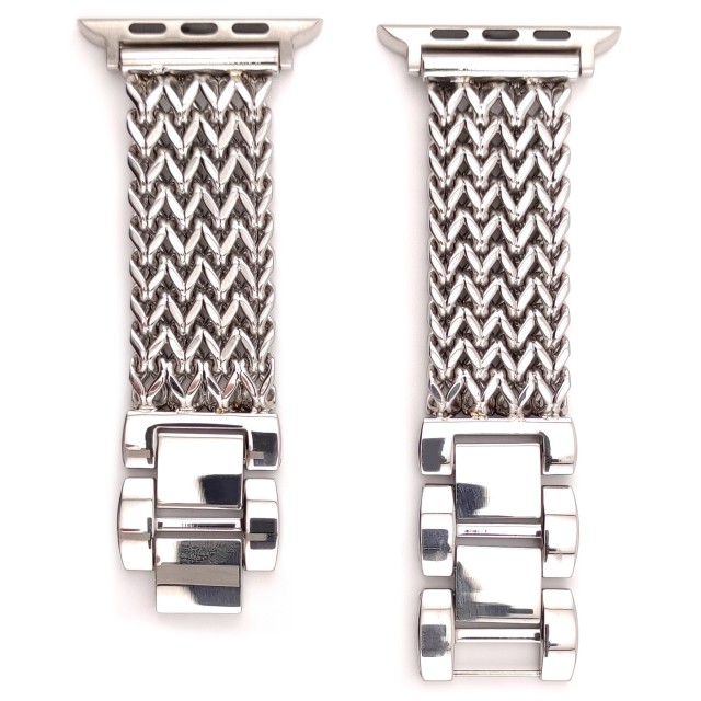 Apple Watch Pulsera de Doble Cadena en Acero Inoxidable - Vega