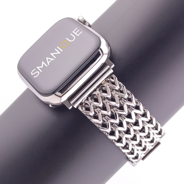 Apple Watch Pulsera de Doble Cadena en Acero Inoxidable - Vega