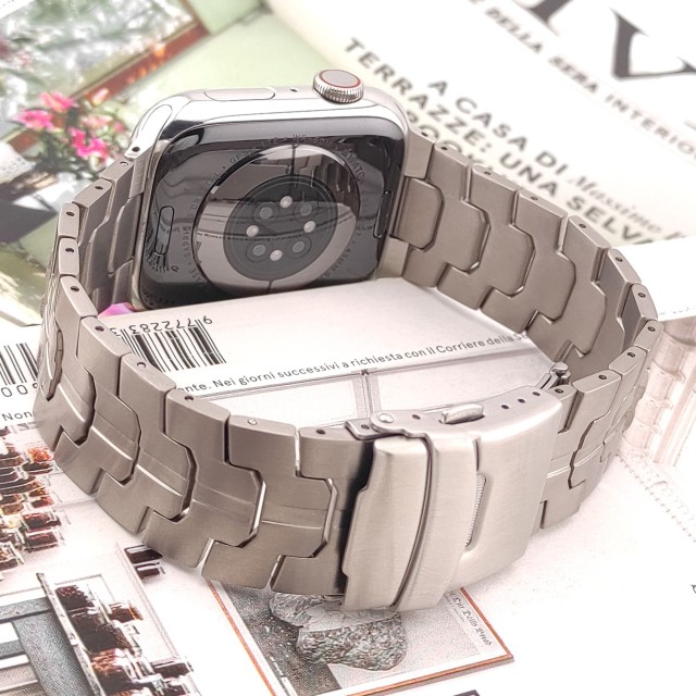 Bracciale Apple Watch a Maglie in Acciaio Inossidabile 316L - Seraph