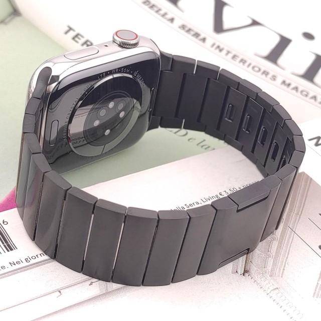 Apple Watch Bracelet à Maillons Magnétiques en Acier Inoxydable - Magnus