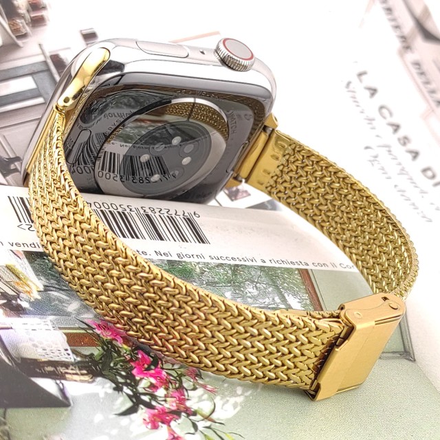 Apple Watch Milanaise Schmal Metallarmband - Lyra