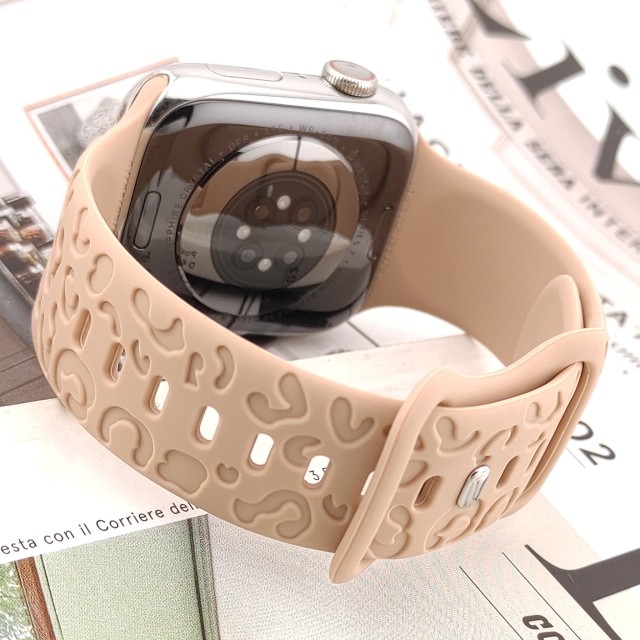 Apple Watch Graviertes Silikon Armband - Helia