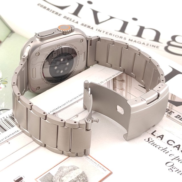 Bracciale Apple Watch a Maglie in Acciaio Inossidabile 316L - Efesto