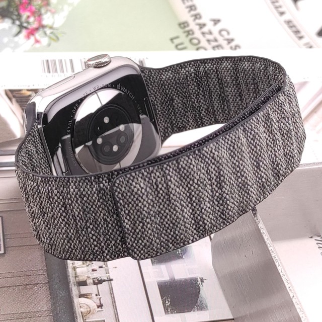 Bracciale Apple Watch a Maglie Magnetico in Micro Twill - Hercus