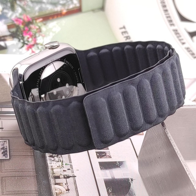 Bracciale Apple Watch a Maglie Magnetico in Micro Twill - Hercus