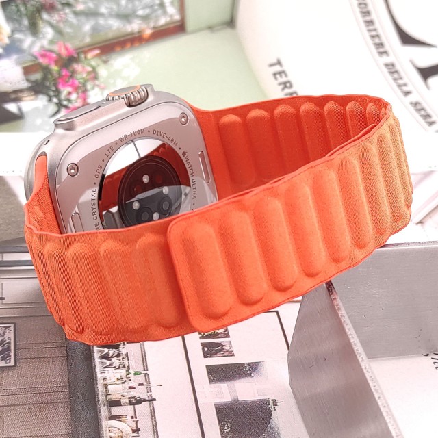 Apple Watch Magnetic Link bracelet in Micro Twill - Hercus