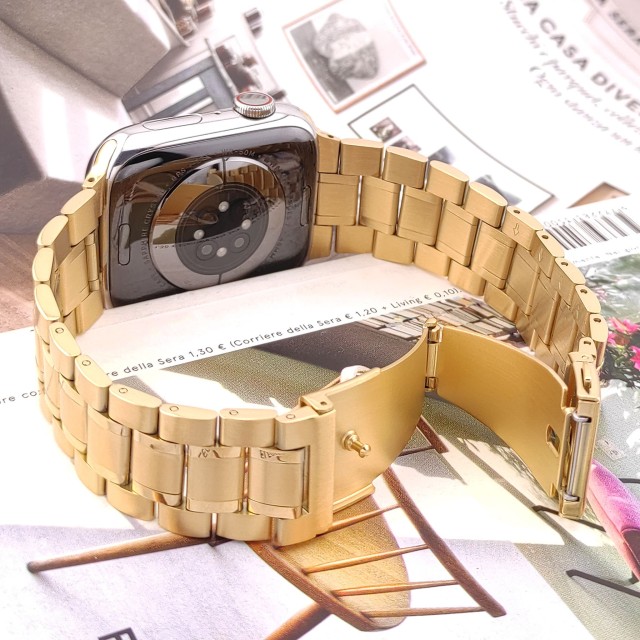 Apple Watch Luxus Jubilee Edelstahl Gliederarmband - Calliope