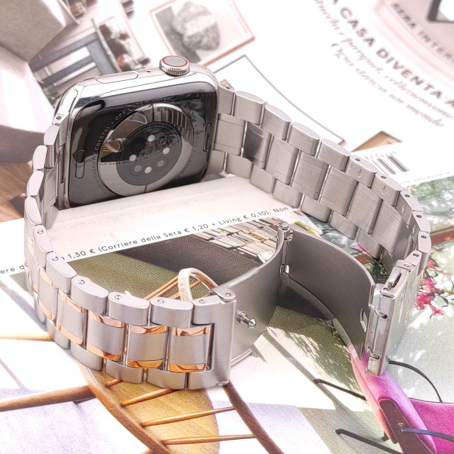 Apple Watch Luxus Jubilee Edelstahl Gliederarmband - Calliope