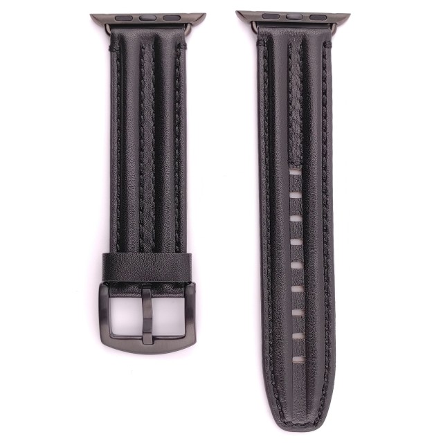 Apple Watch Correa Double Ridge de Cuero Genuino - Heracles
