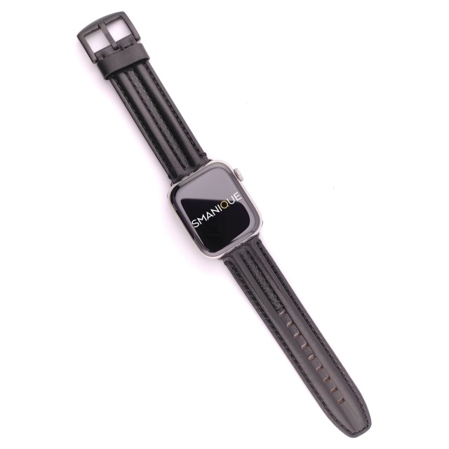 Apple Watch Double Ridge Genuine Leather Band - Heracles