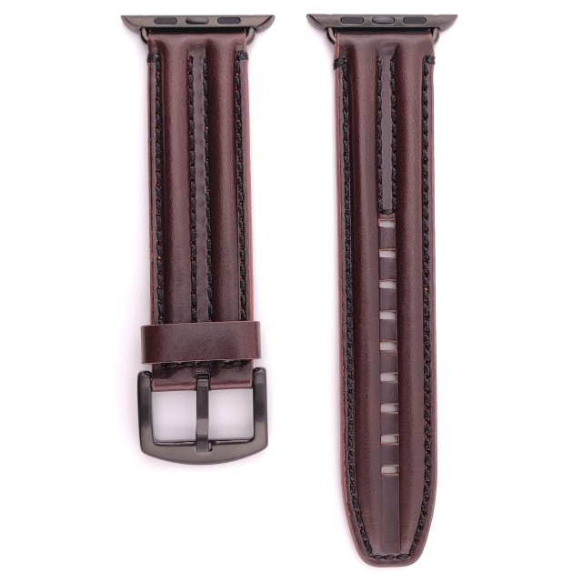 Cinturino Apple Watch Double Ridge in Vera Pelle  - Heracles