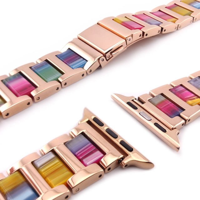 Apple Watch Pulsera en Resina y Acero - Mireya