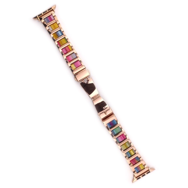 Apple Watch Resin and Steel Bracelet - Mireya