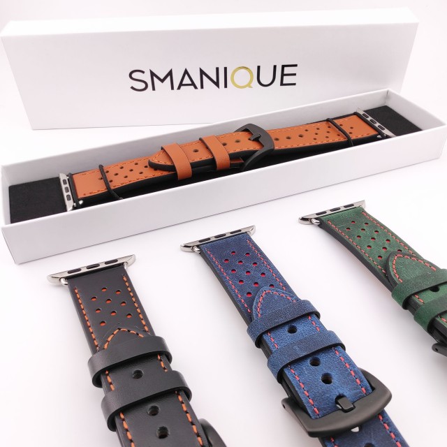 Apple Watch Genuine Leather Rally Band - Perseus