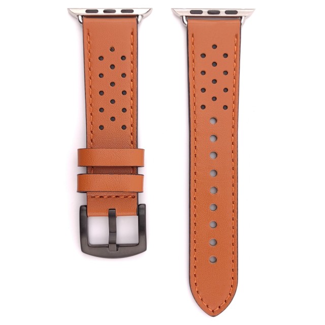 Apple Watch Bracelet Rally en Cuir Véritable - Perseus