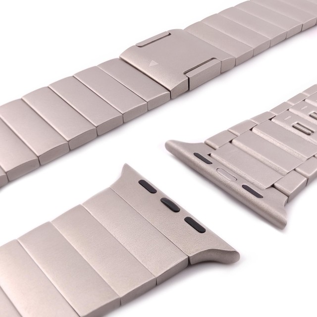 Apple Watch Magnetisches Edelstahl Gliederarmband - Magnus