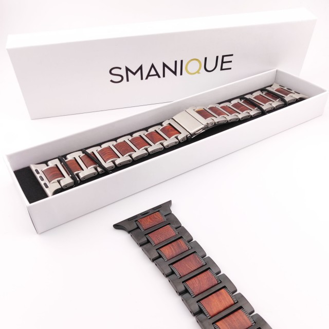 Apple Watch Pulsera en Madera y Acero - Thanos