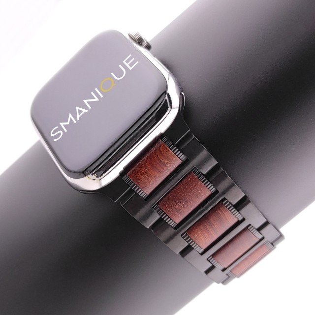 Apple Watch Pulsera en Madera y Acero - Thanos