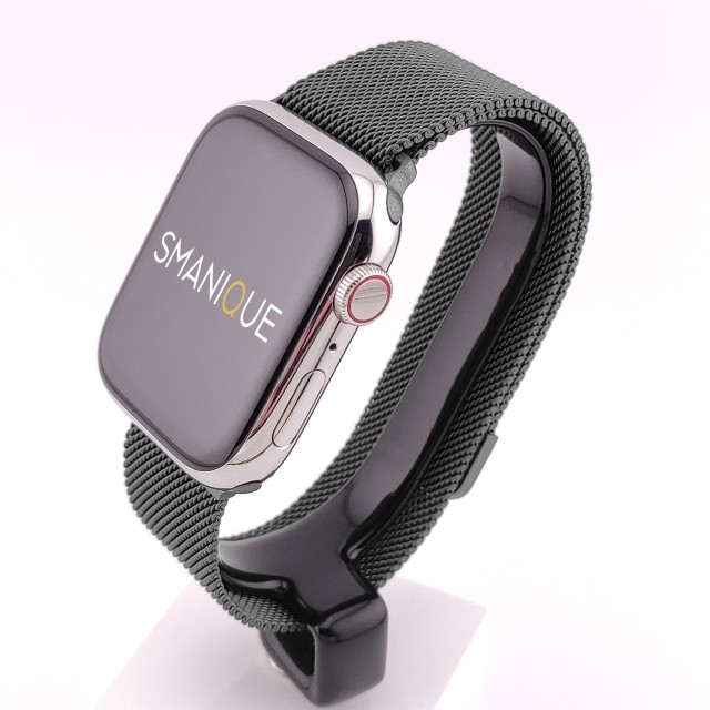 Bracelet maillage milanais magnétique pour Apple Watch | SMANIQUE