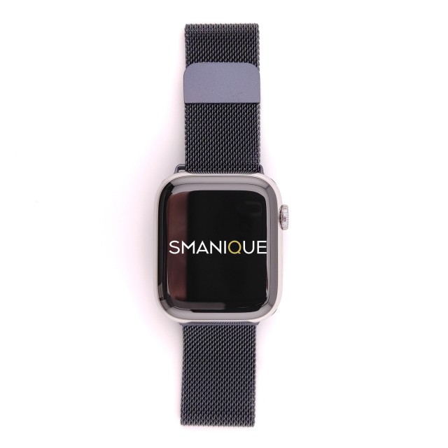 Bracelet maillage milanais magnétique pour Apple Watch | SMANIQUE