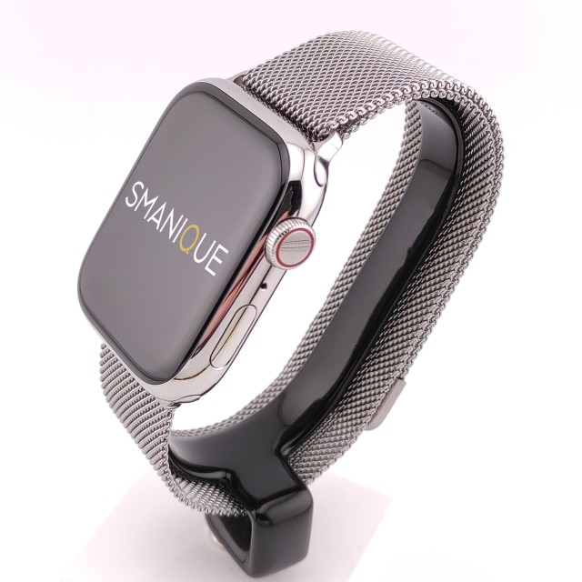 Bracelet maillage milanais magnétique pour Apple Watch | SMANIQUE
