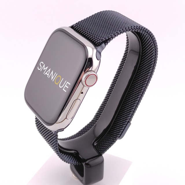Bracelet maillage milanais magnétique pour Apple Watch | SMANIQUE