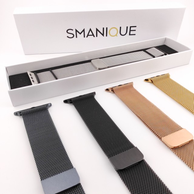 Milanese mesh magnetic watch band for Apple Watch - Hyperion | SMANIQUE