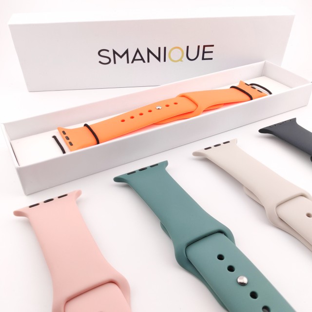 Silicone sport watch strap for Apple Watch - Varun | SMANIQUE
