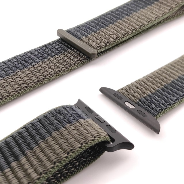 Nylon sport watch band with hook-and-loop for Apple Watch - Saturno | SMANIQUE