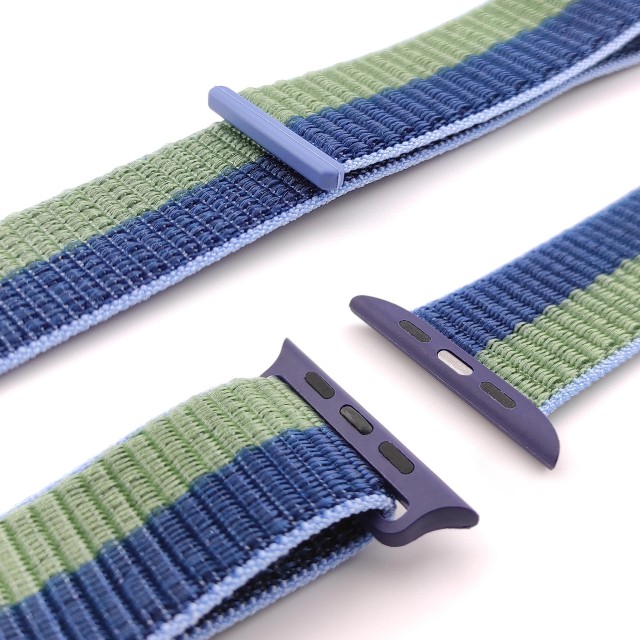 Nylon sport watch band with hook-and-loop for Apple Watch - Saturno | SMANIQUE