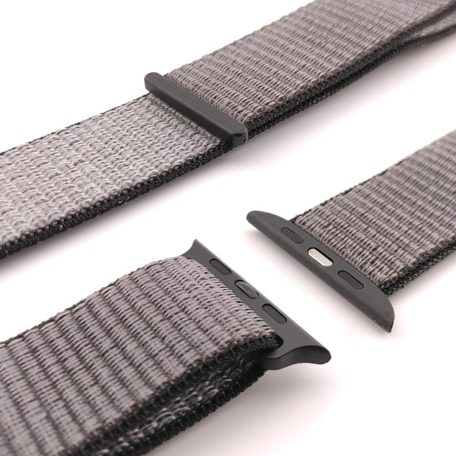 Nylon sport watch band with hook-and-loop for Apple Watch - Saturno | SMANIQUE